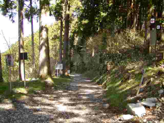 西コース下山道起点