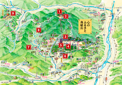 身延山マップ
