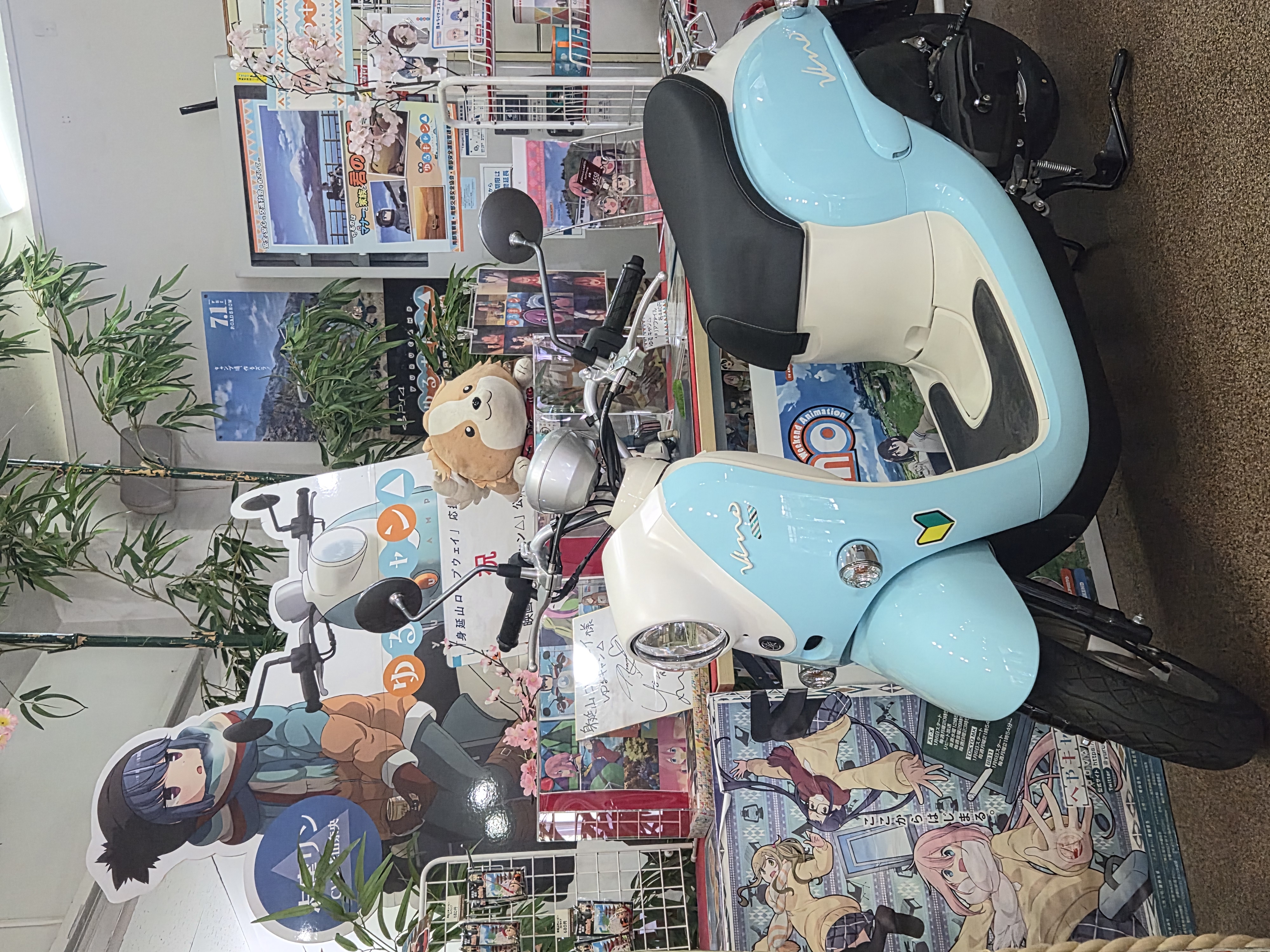 【期間限定】リンちゃんスクーター展示中♪